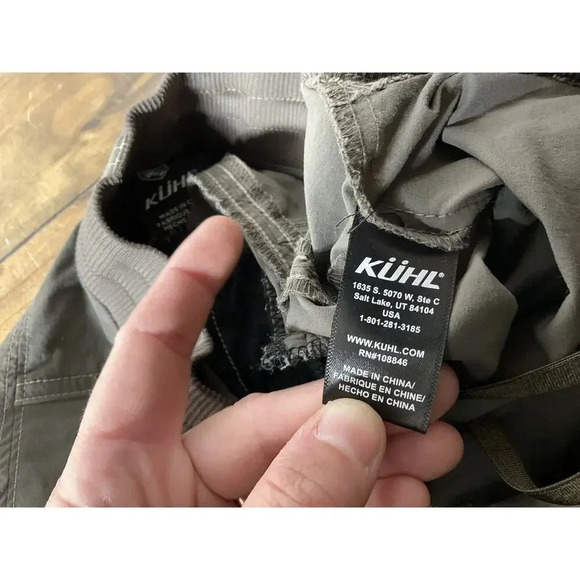 Kuhl Durango Pants Womens Gray Ruched Leg Hiking Nylon Outdoor Size 2 Regular - Picture 9 of 15